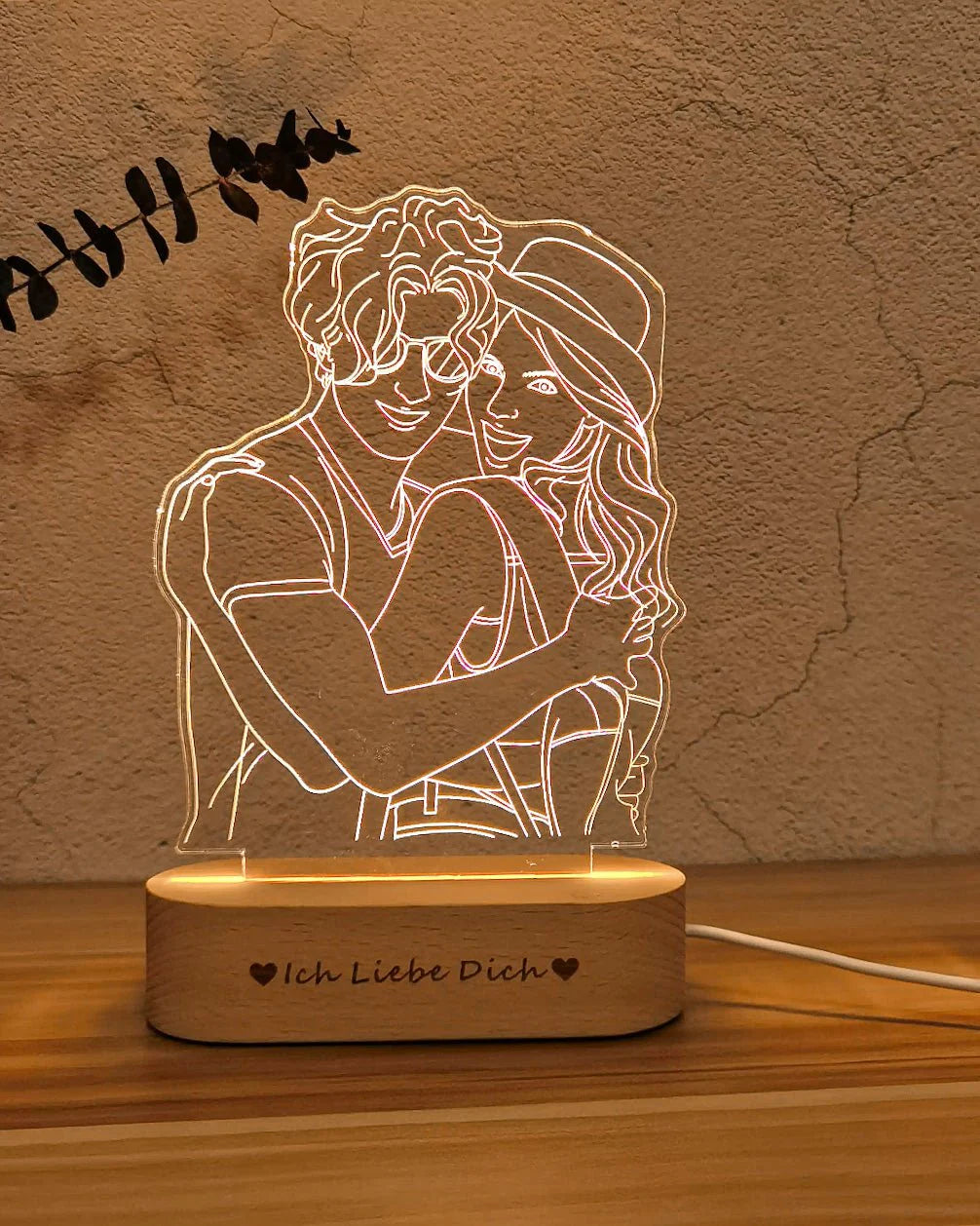 Personalisierte 3D FotoLampe™ – Dein Bild, dein Licht