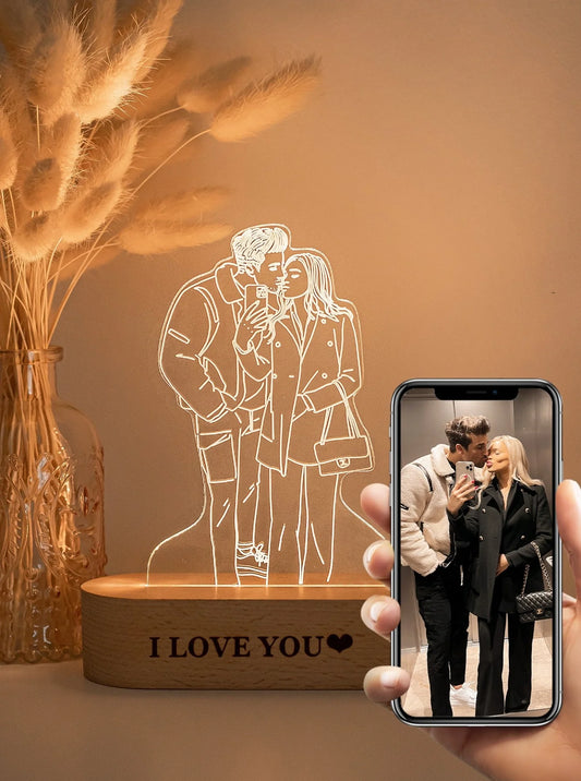 Personalisierte 3D FotoLampe™ – Dein Bild, dein Licht