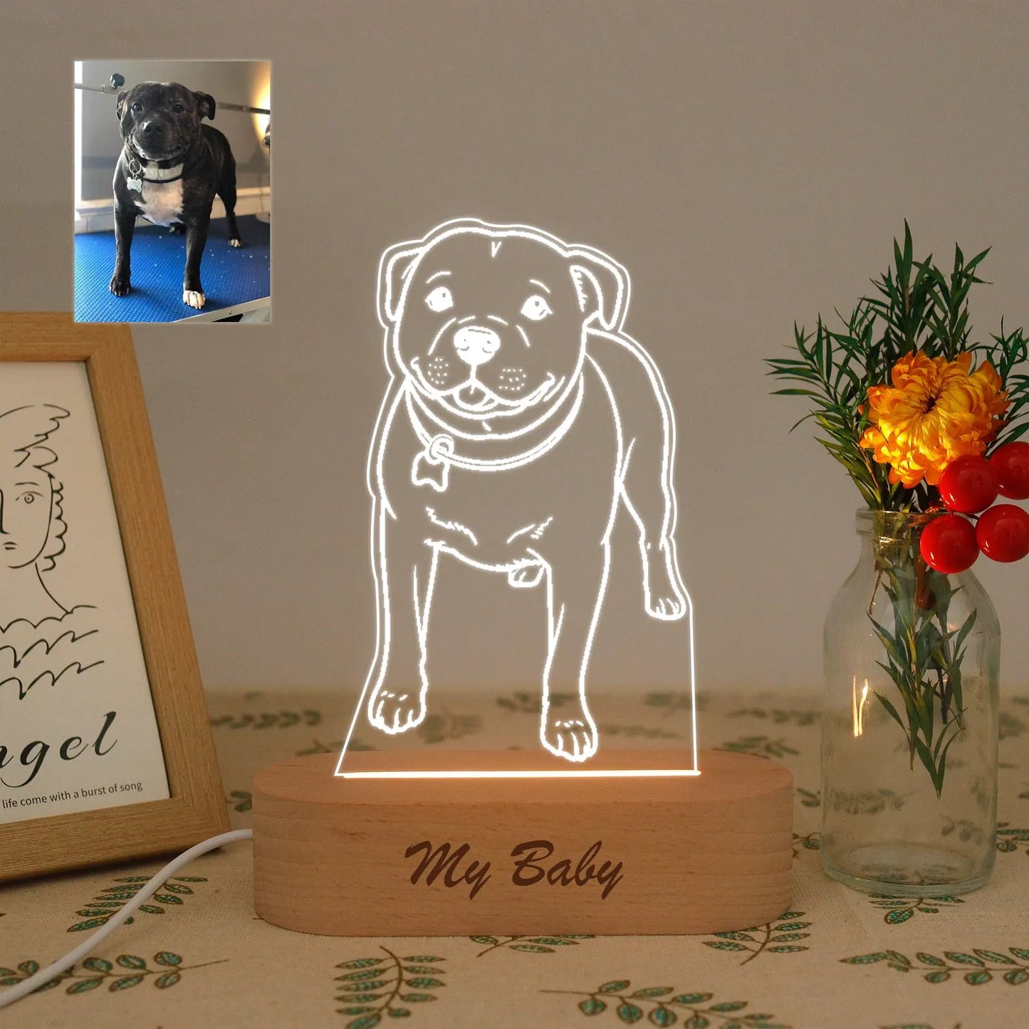 Personalisierte 3D FotoLampe™ – Dein Bild, dein Licht