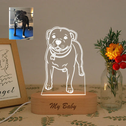 Personalisierte 3D FotoLampe™ – Dein Bild, dein Licht